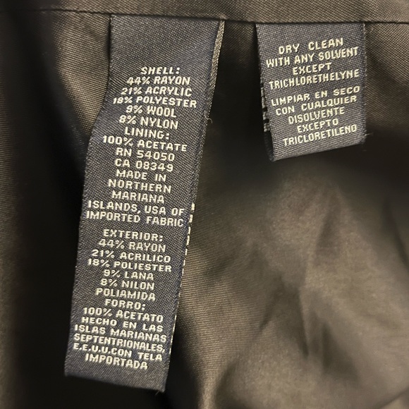 Jones New York Signature Black & White Woven Tweed Jacket - Picture 3 of 9